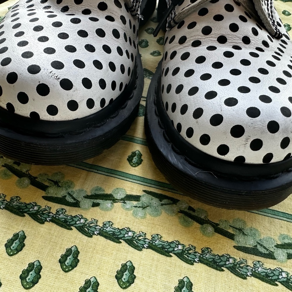 Polka Dot Doc Marten boots (soft version) Women’s size 6 - Picture 2 of 7